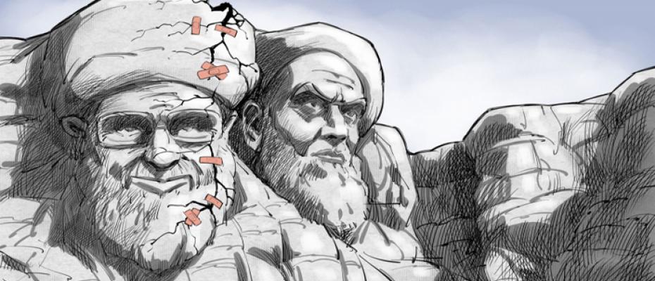 الخميني و الخامنئي 