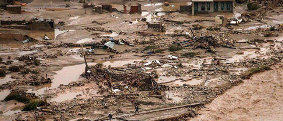 لقطة من سماء بعد سيول و الفيضانات