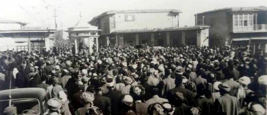 دیمەنی بەخاک سپاردنی حەپسە خانی نەقیب