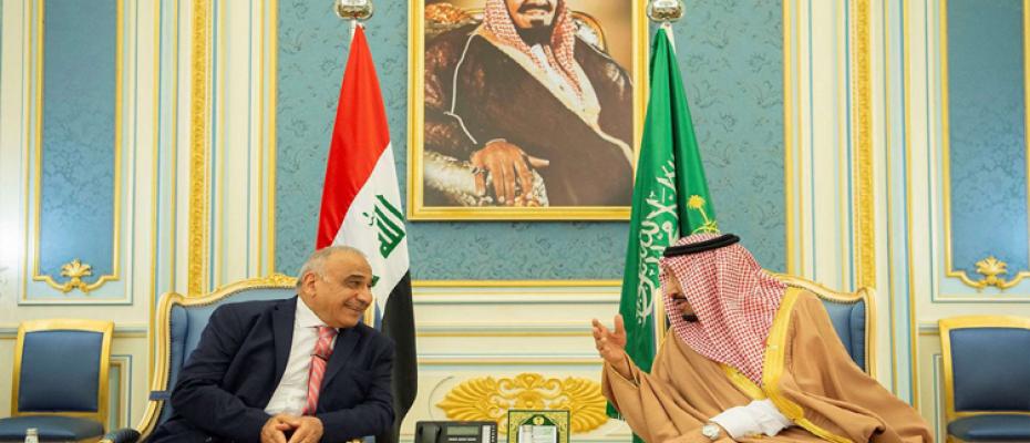 عبدالمهدي وملك سلمان