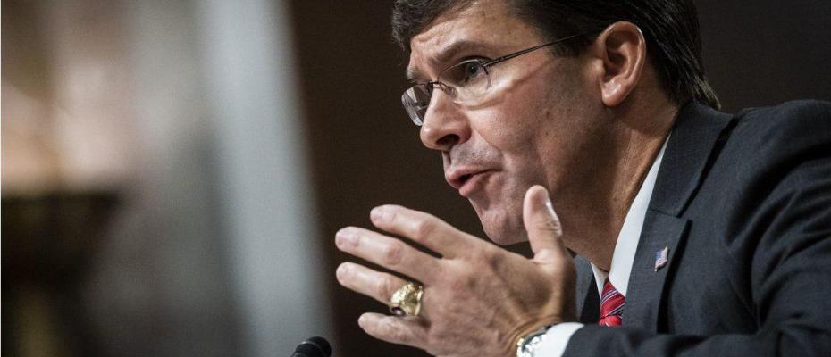 Pentagon şefi Esper: ABD, Türkiye’nin Rojava işgalini engeller