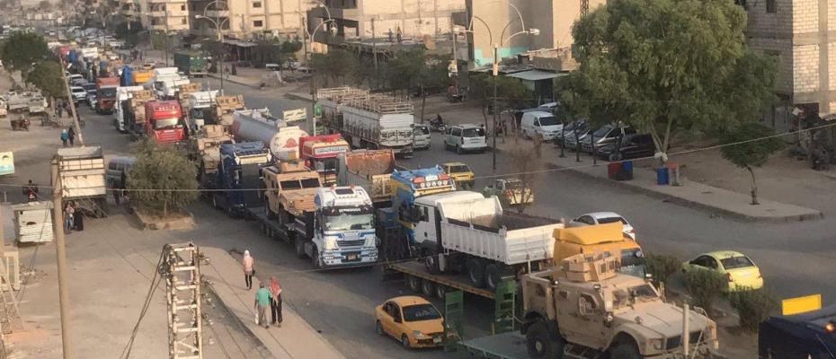 Koalisyondan Rojava'ya askeri sevkiyat