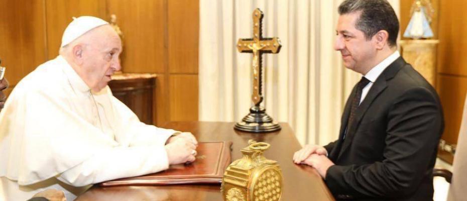Başbakan Barzani, Papa’yı Kürdistan’a davet etti