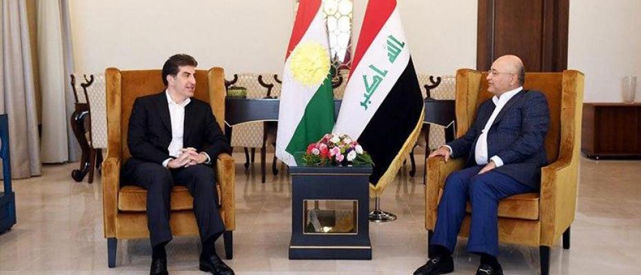 Nêçirvan Barzani ve Berhem Salih Süleymaniye’de buluştu