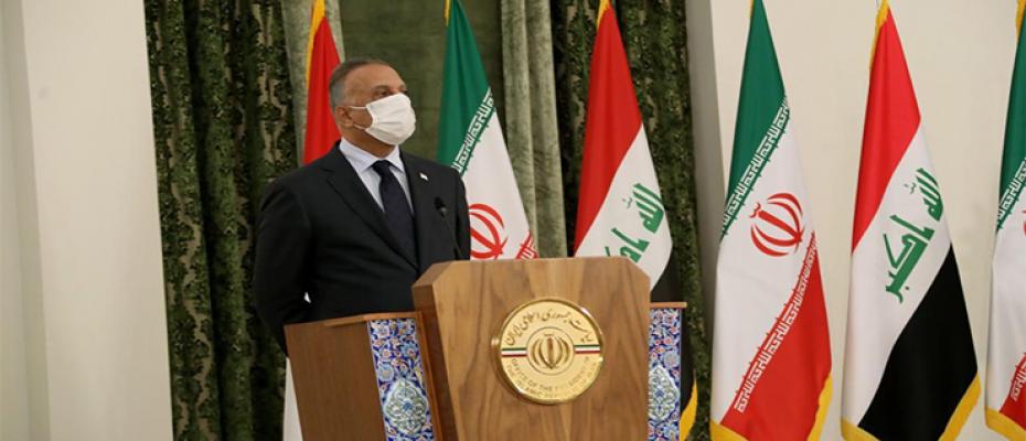 مصطفى الكاظمي، رئيس الوزراء العراقي في طهران