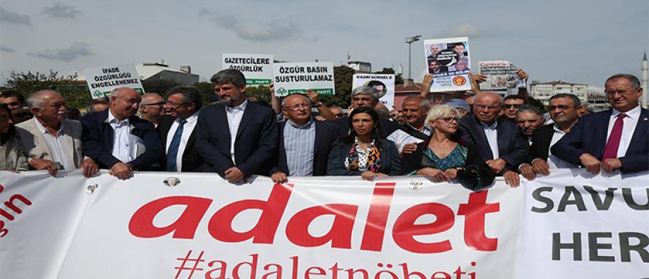 مظاهرة في اسطنبول للدفاع عن حرية الصحافة