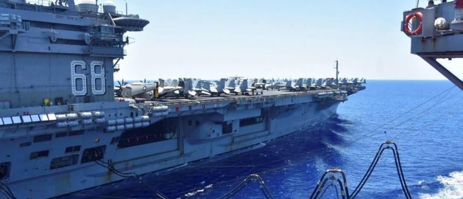ABD’den güç gösterisi: USS Nimitz uçak gemisi Hürmüz’den geçti