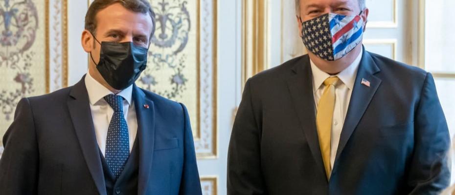Pompeo, Macron ile Ankara ve Tahran’ın saldırgan tutumlarını konuştu