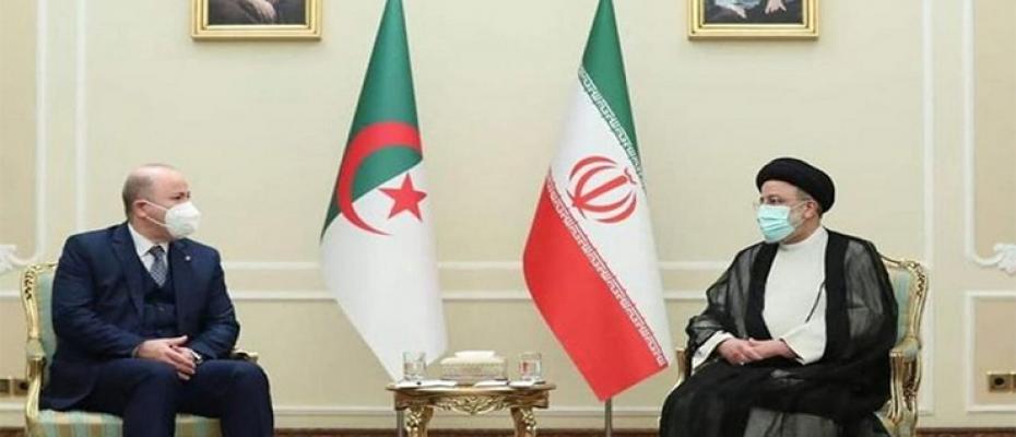 رئيسي خلال استقباله الوزير الأول الجزائري في طهران