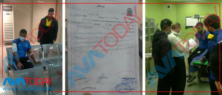 ضرب و جرح شدید بازیکن ذخیره تیم استقلال شوش توسط رییس هیئت فوتبال اندیمشک