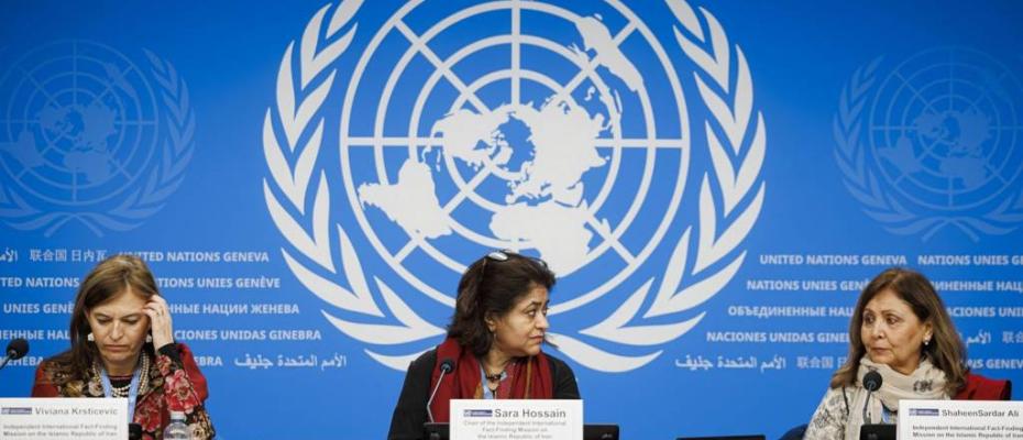 The head of the UN fact-finding committee warned against forgetting human rights violations in Iran