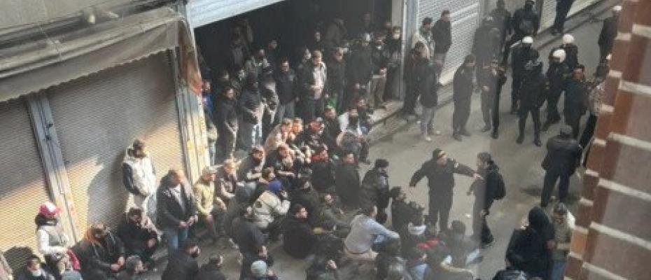 حضور نیروهای حشد شعبی در خیابانهای ایران برای سرکوب معترضین