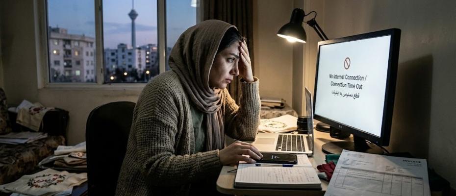 زنان بیش از سایر گروه‌ها از قطع اینترنت آسیب دیده‌اند